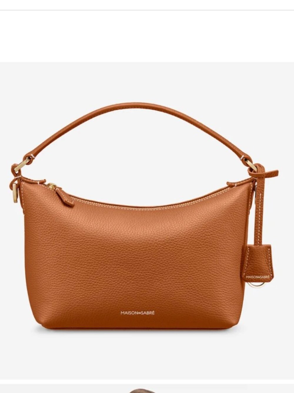 Maison de Sabre The Small Soft Hobo Pecan Brown